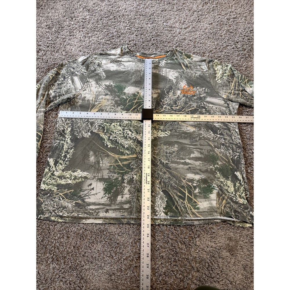 Realtree Shirt Men's 2XL Advantage Max-1 Camo Long Sleeve Hunting Outdoors Hike - Picture 4 of 4